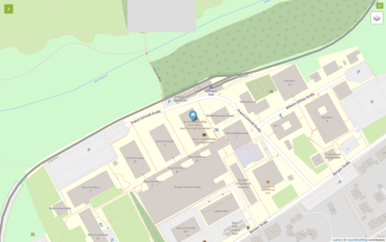 Lageplan Campus Süd Lageplan Campus Süd, Geschossbau I